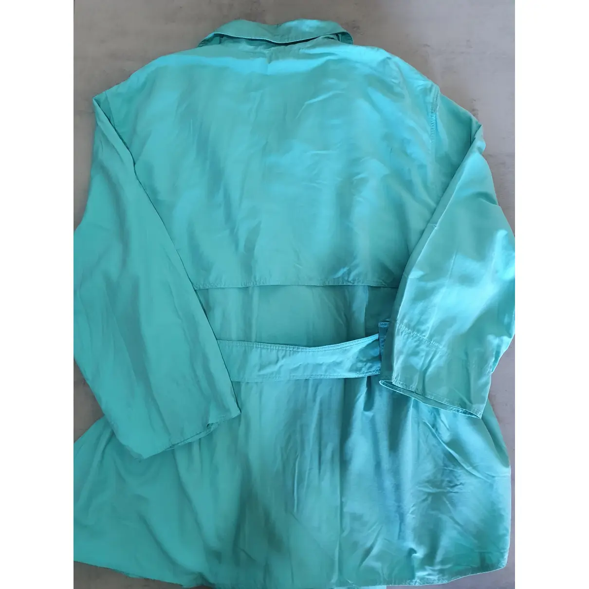 Buy Pinko Turquoise Cotton Jacket online