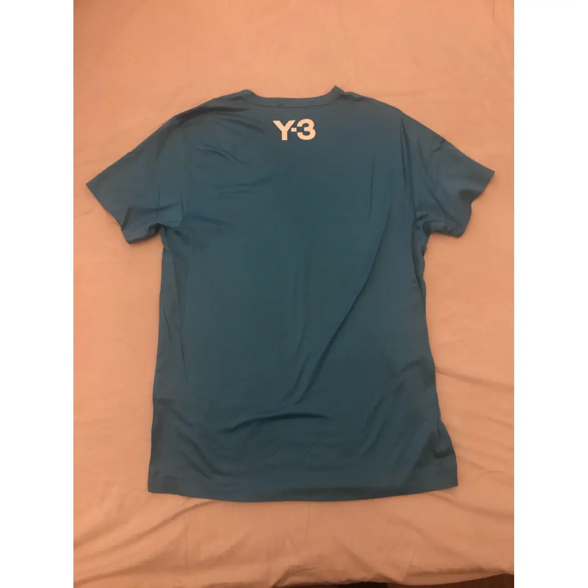 Buy Y-3 Turquoise Cotton T-shirt online