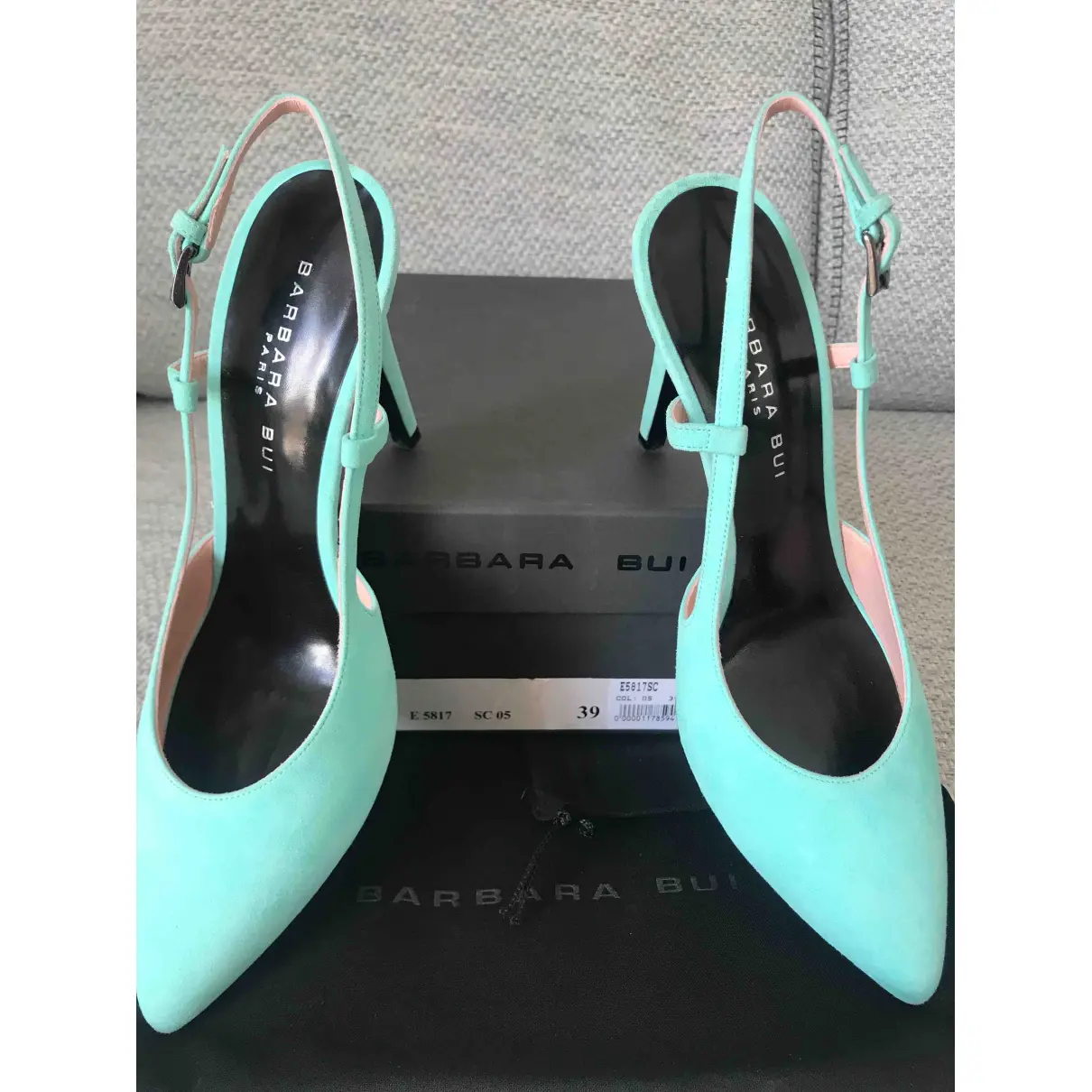 Leather heels Barbara Bui