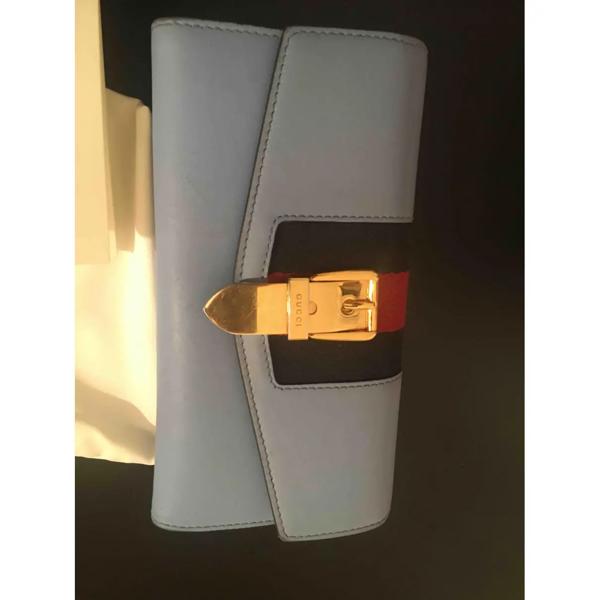 Sylvie leather wallet Gucci