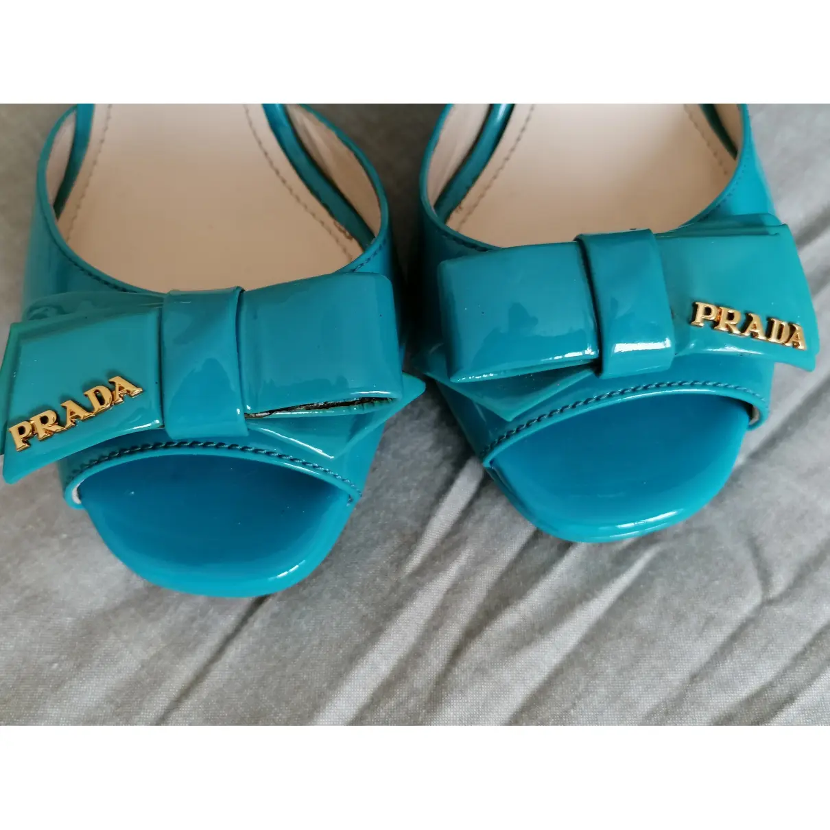 Buy Prada Patent leather sandals online