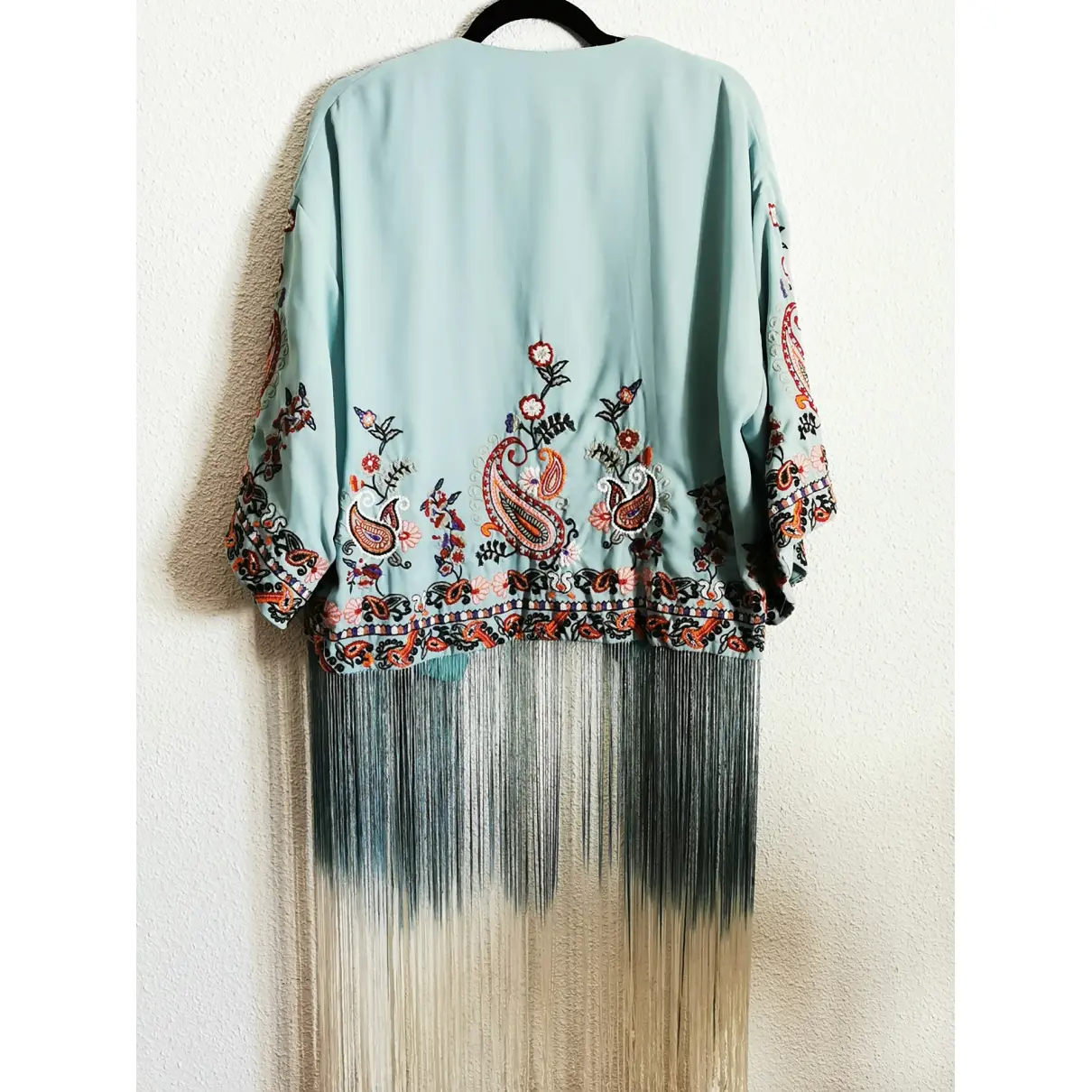 Buy Zara Turquoise Polyester Jacket online