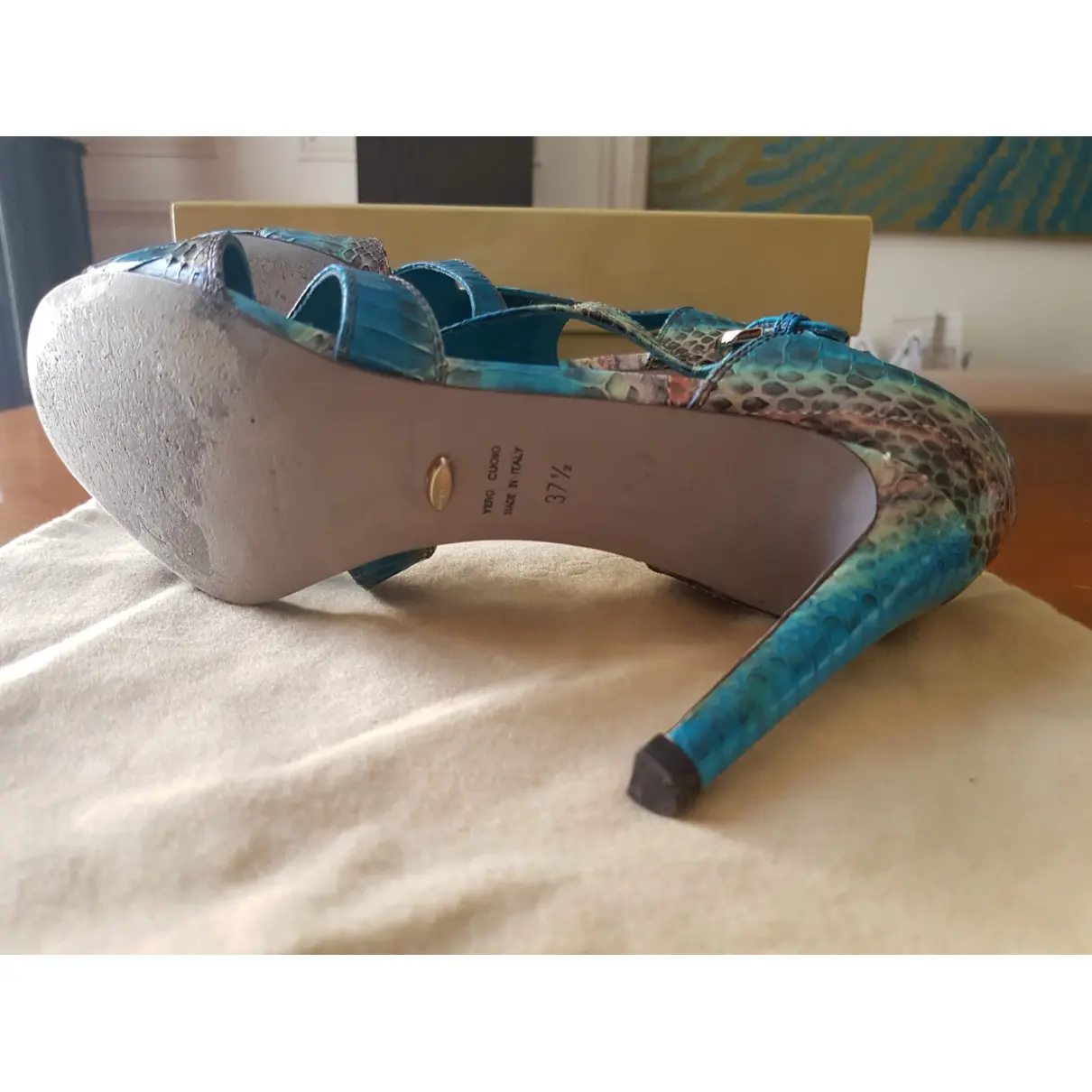 Python sandals Sergio Rossi