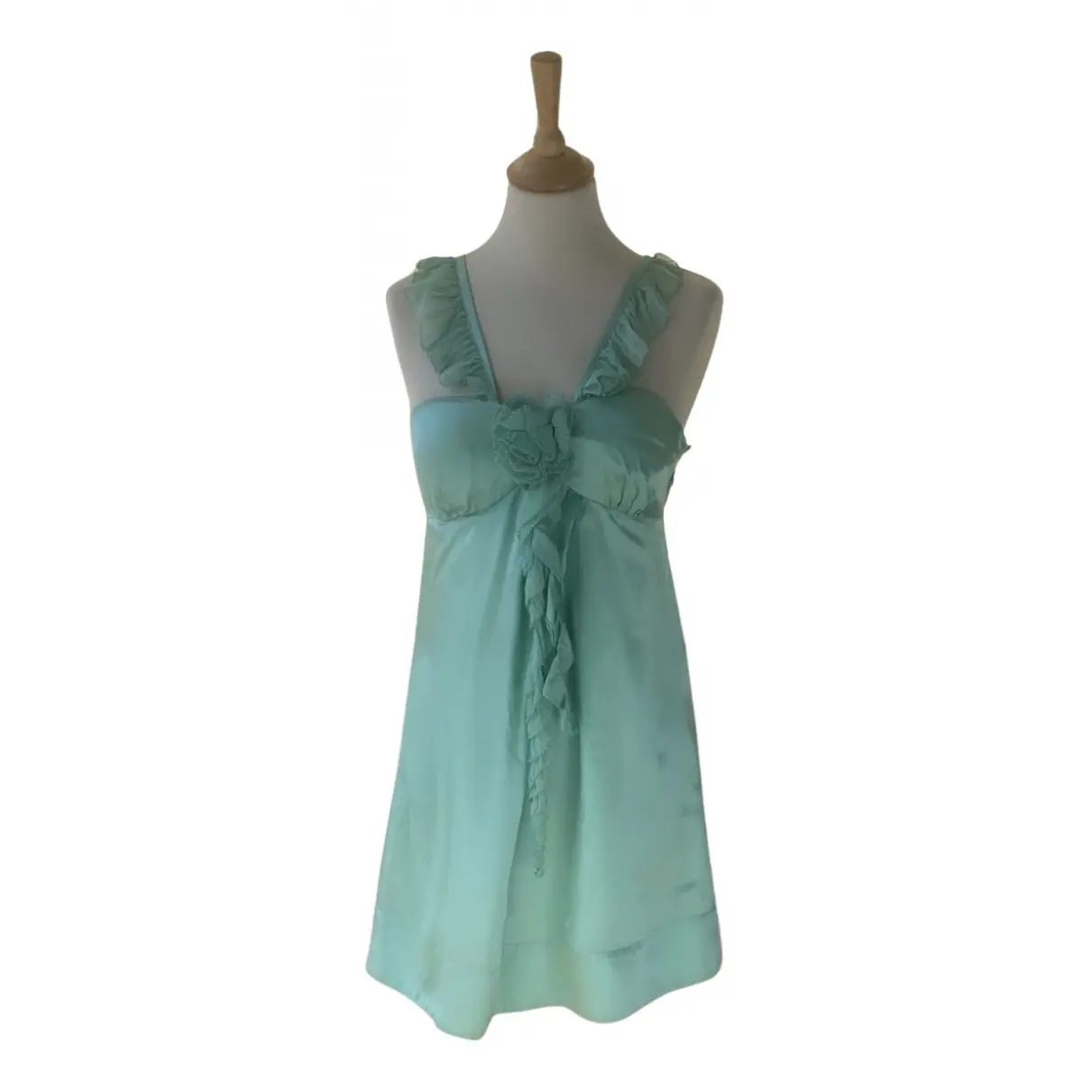 Silk mini dress Ermanno Scervino - Vintage