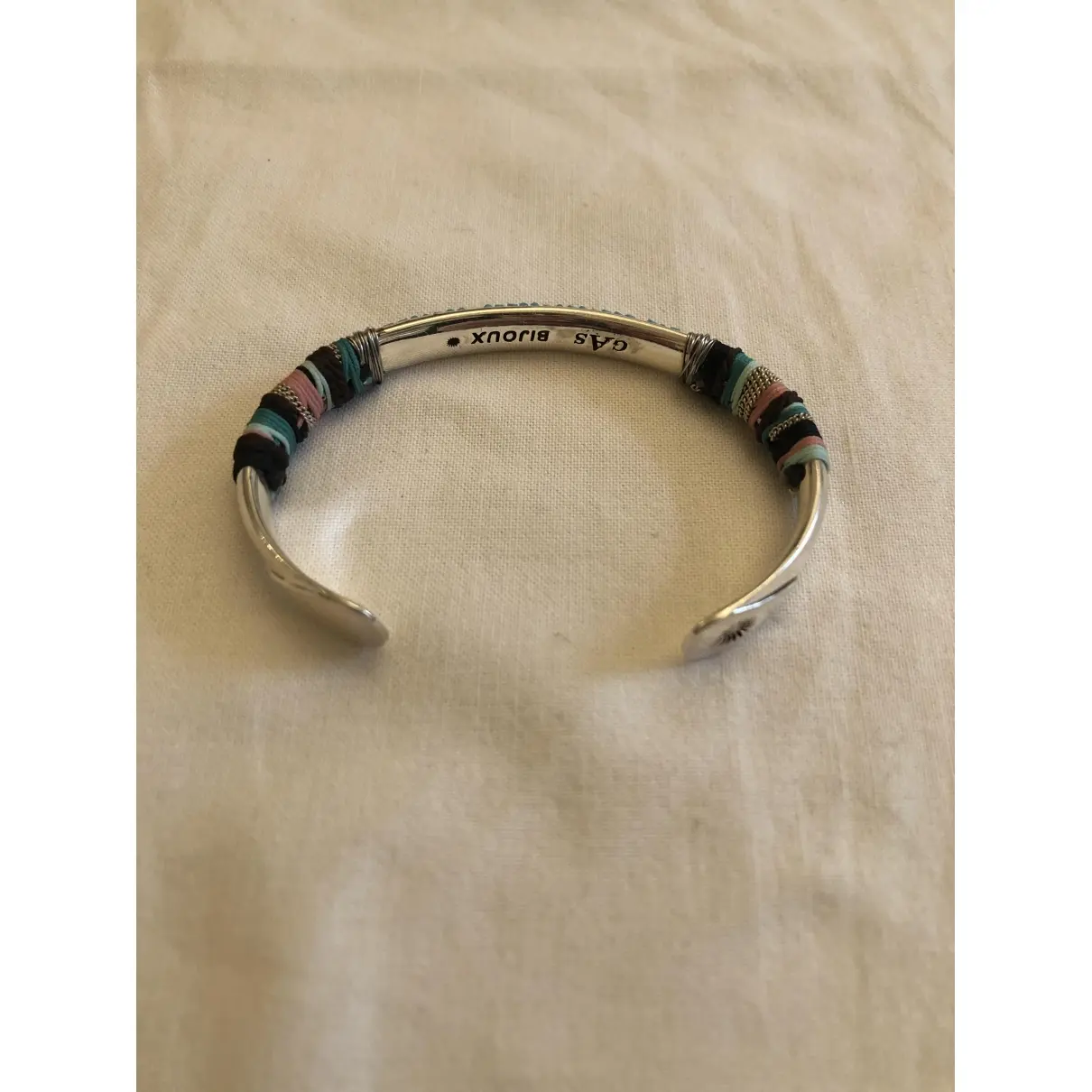 Gas Turquoise Silver Plated Bracelet for sale
