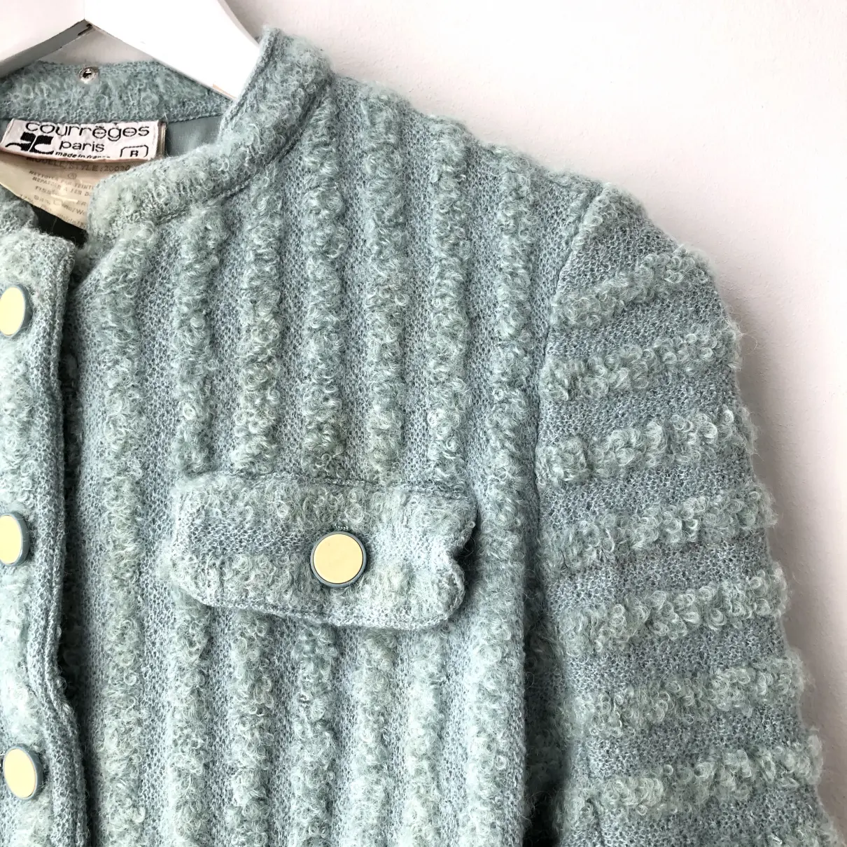 Buy Courrèges Wool suit jacket online - Vintage