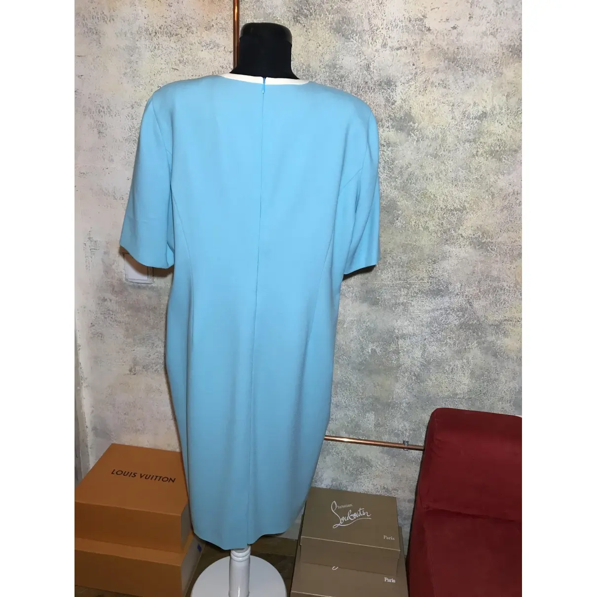 Buy Louis Feraud Wool mid-length dress online
