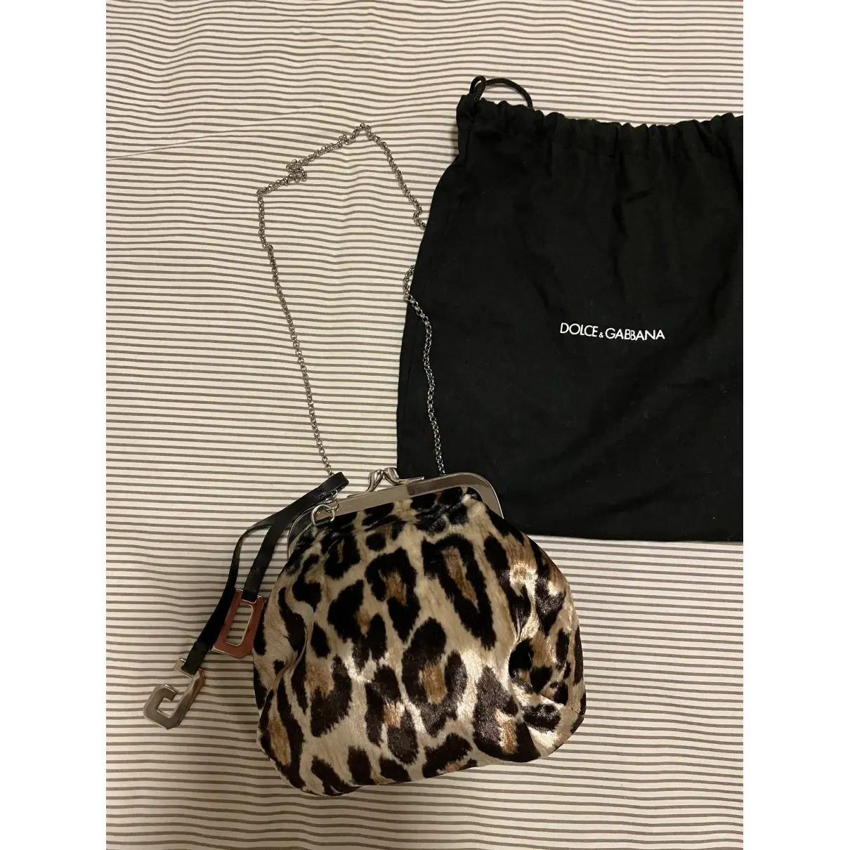 Buy Dolce & Gabbana Velvet clutch bag online