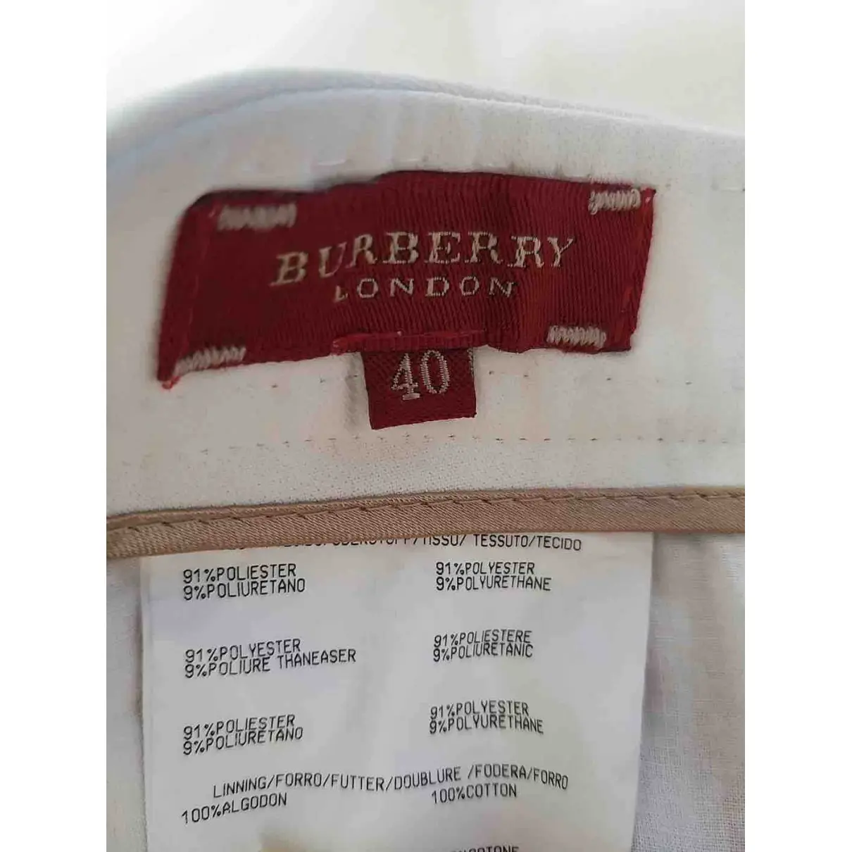 Cashmere large pants Burberry