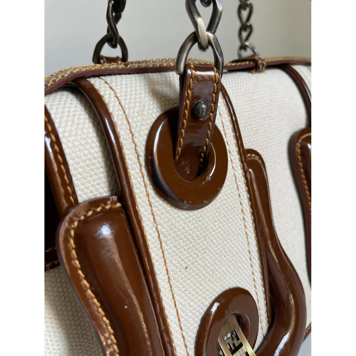 Bag cloth handbag Fendi - Vintage