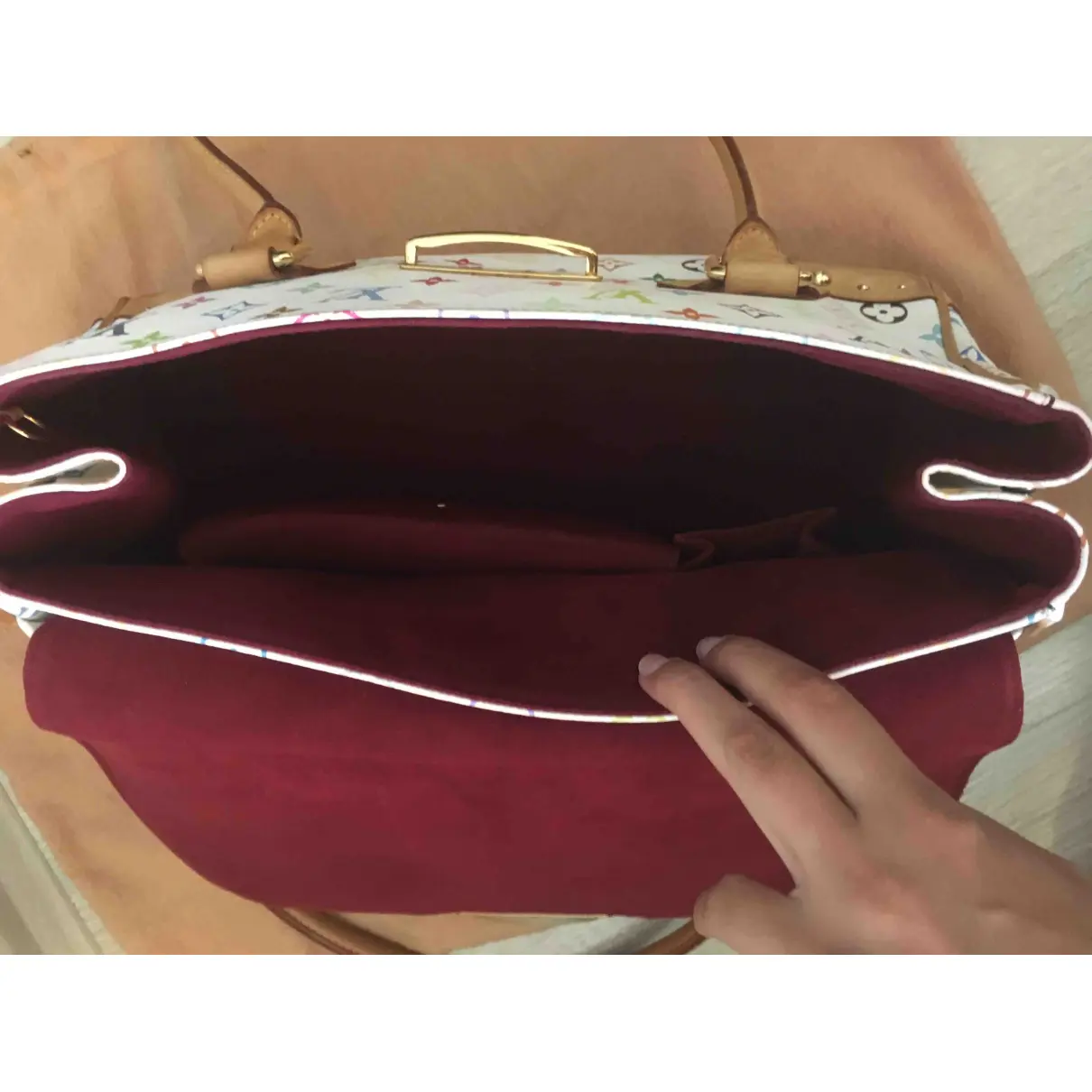 Beverly cloth handbag Louis Vuitton - Vintage