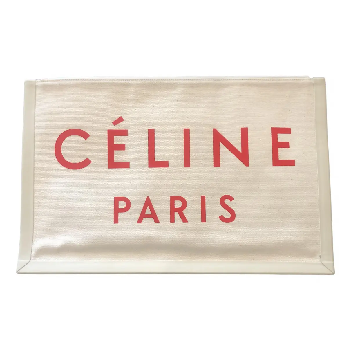 Cloth clutch bag Celine