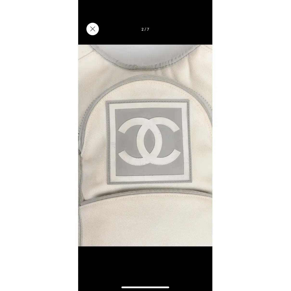 Buy Chanel Cloth backpack online - Vintage