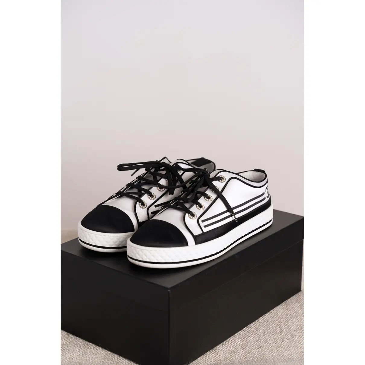 Buy Chanel Cloth low trainers online