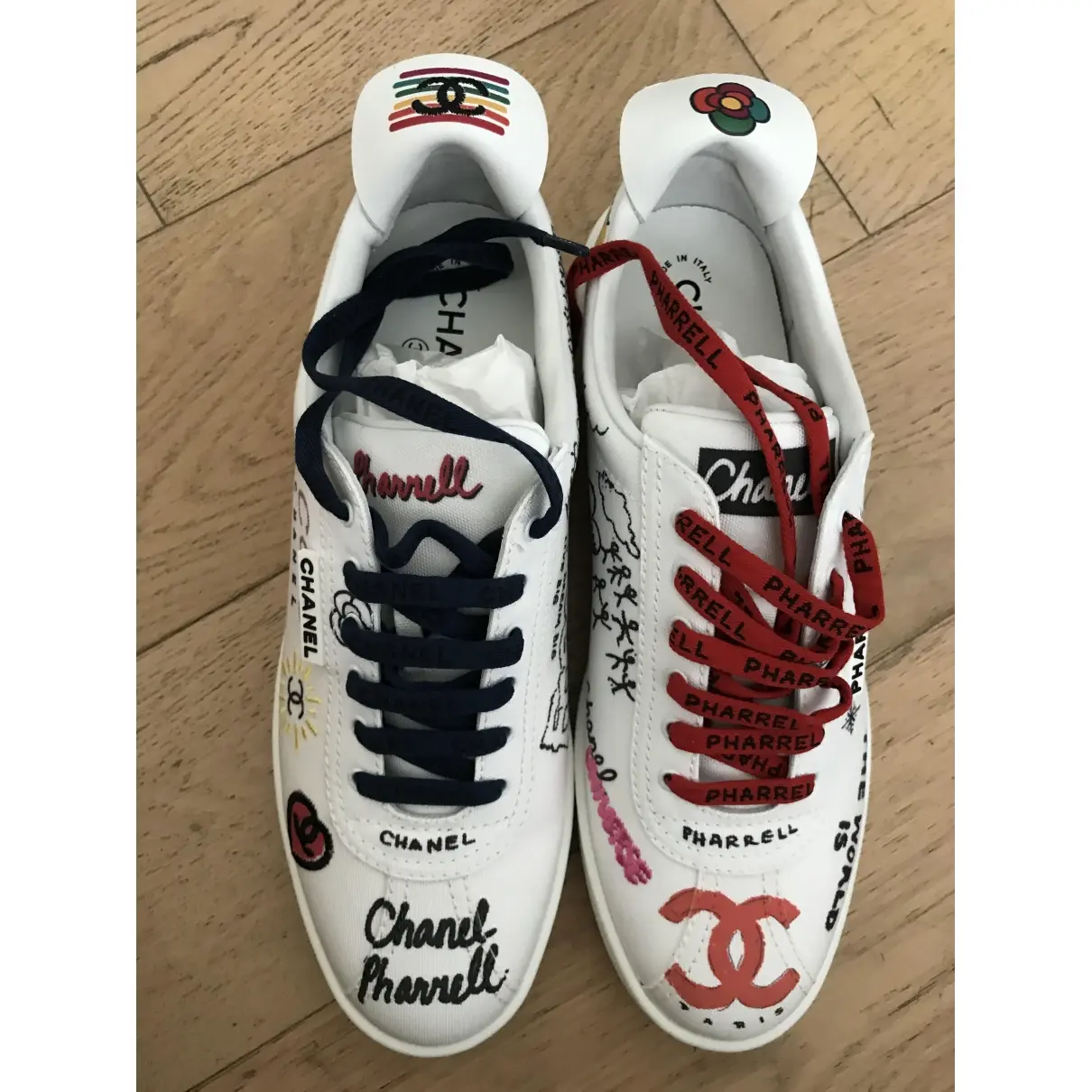 Chanel x Pharrell Williams Cloth low trainers for sale
