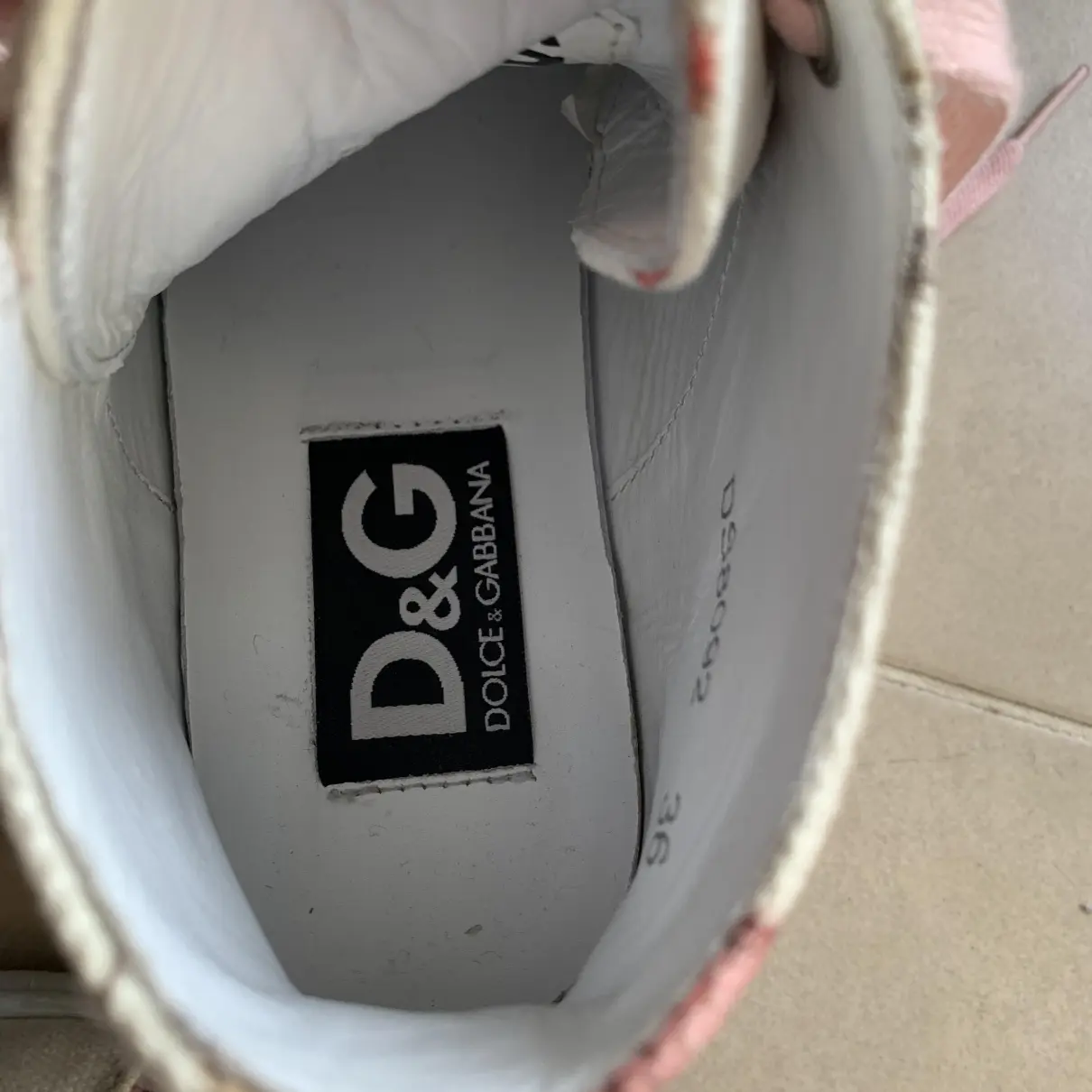 Cloth trainers D&G