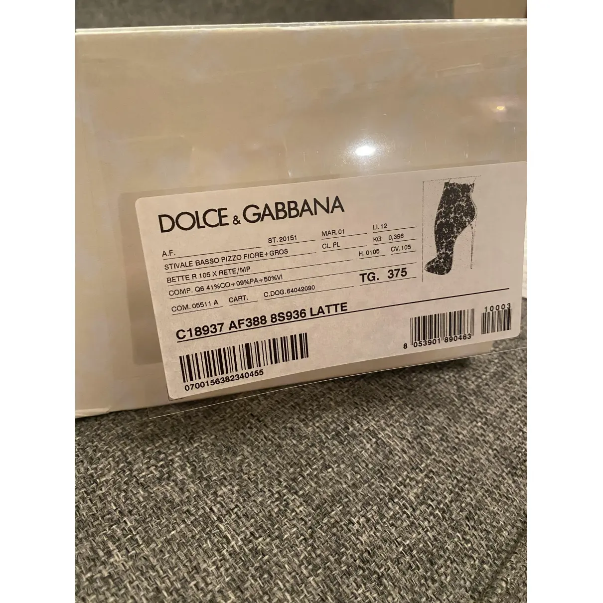 Buy Dolce & Gabbana Cloth open toe boots online