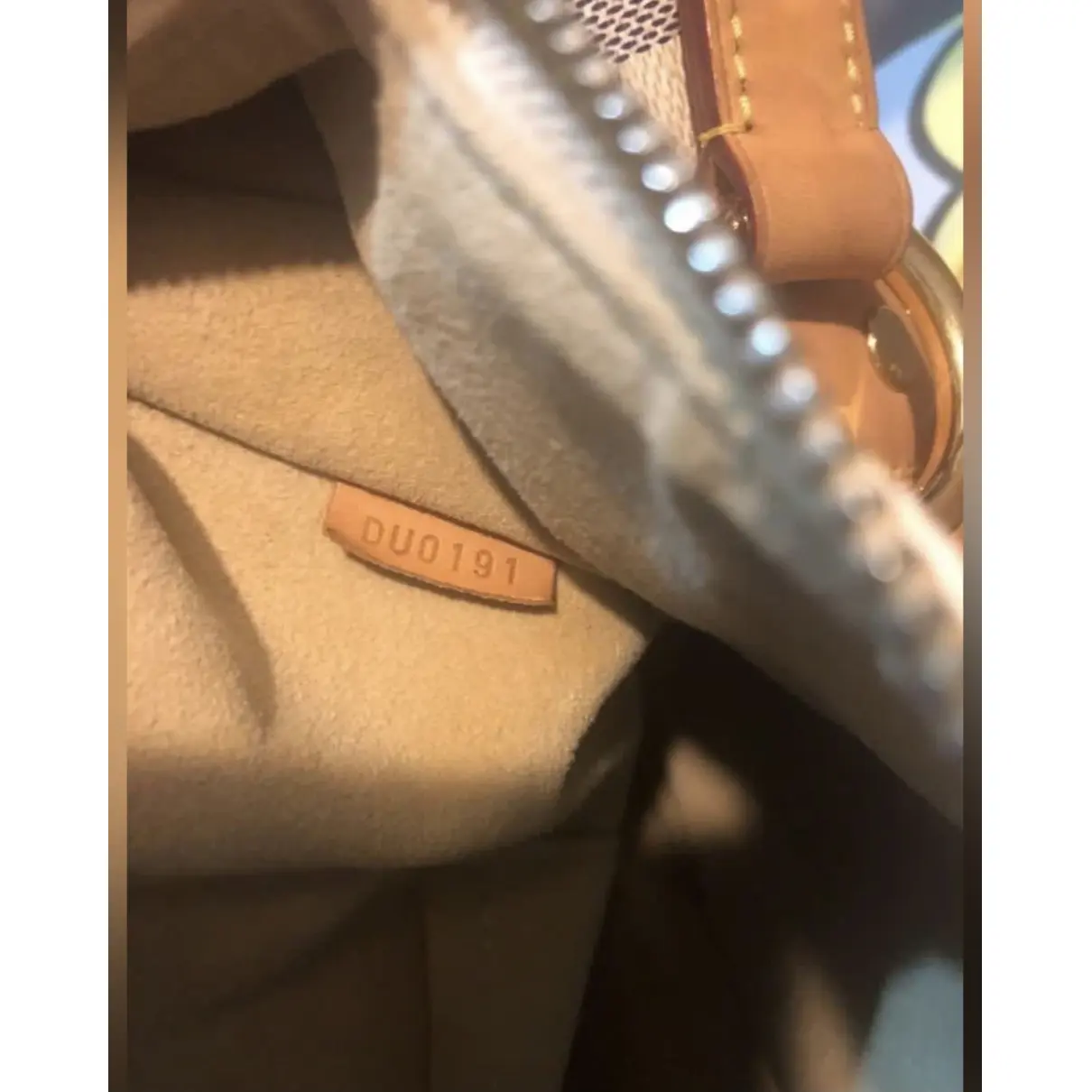 Evora cloth handbag Louis Vuitton