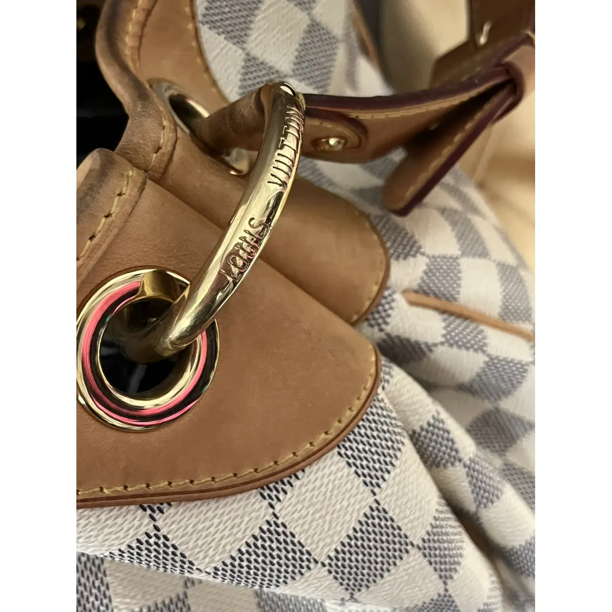 Galliera cloth handbag Louis Vuitton