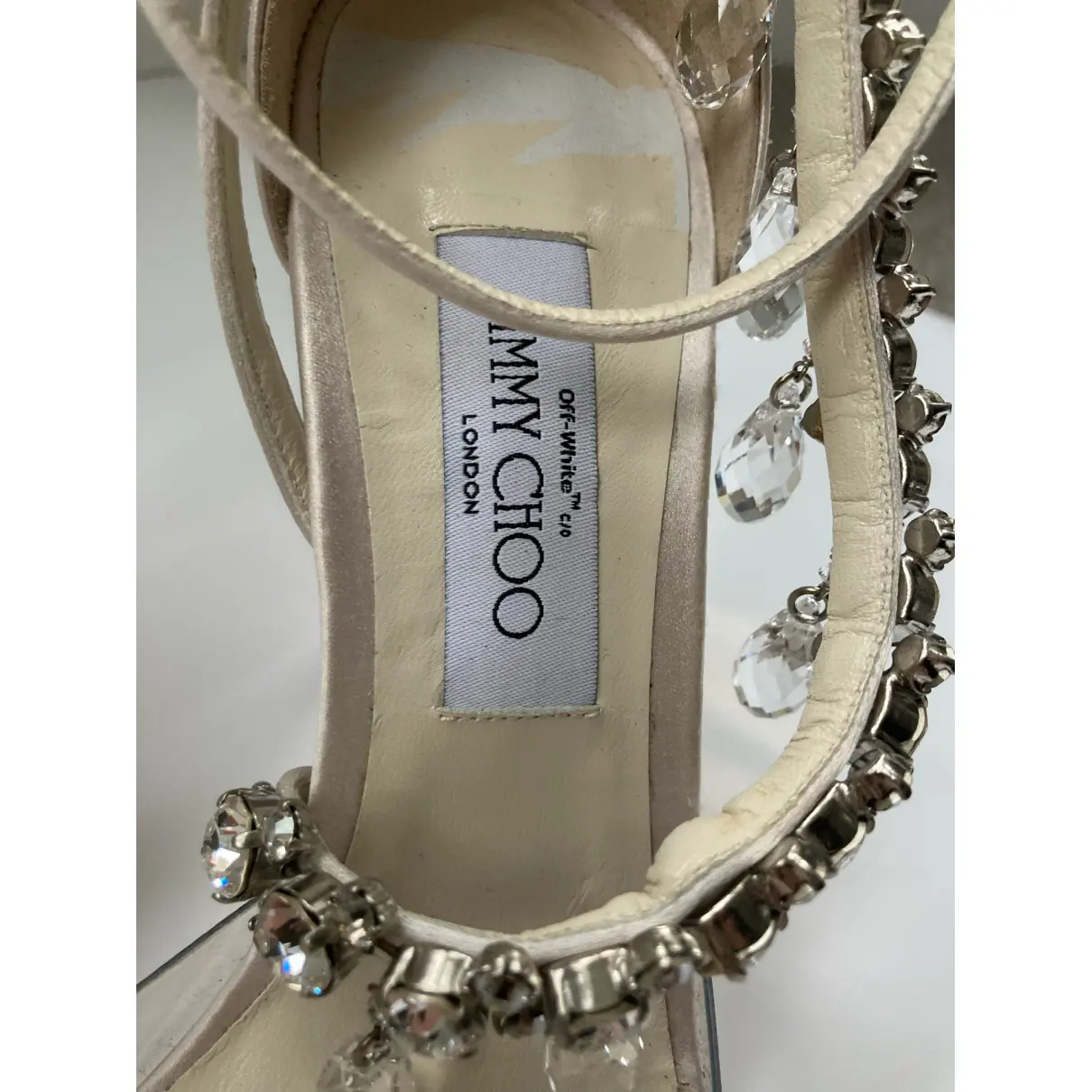 Cloth heels Jimmy Choo x Off-White