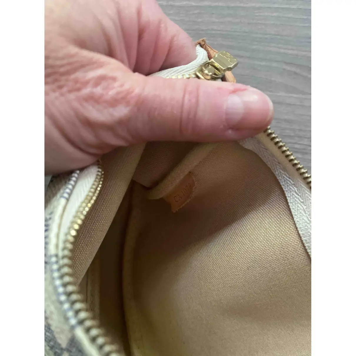 Buy Louis Vuitton Pochette Accessoire cloth clutch bag online