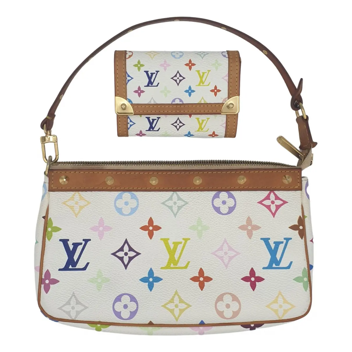 Pochette Accessoire cloth handbag Louis Vuitton - Vintage