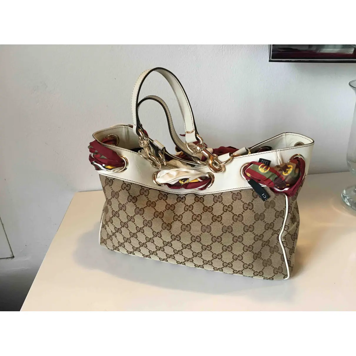 Positano cloth handbag Gucci