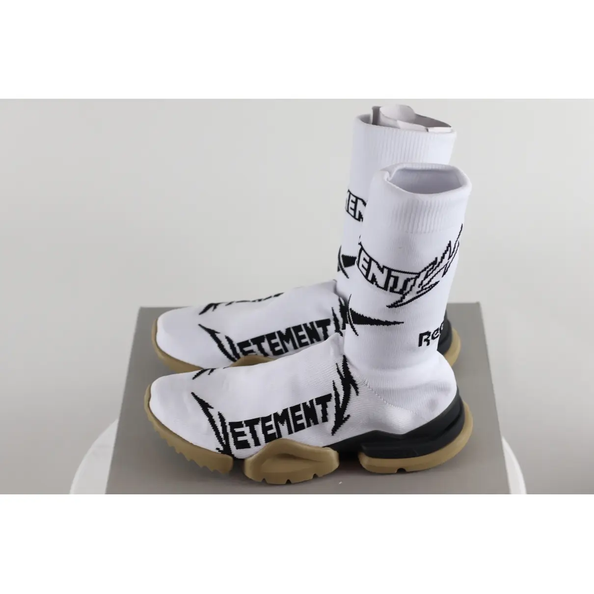 Reebok x VETEMENTS Cloth high trainers for sale