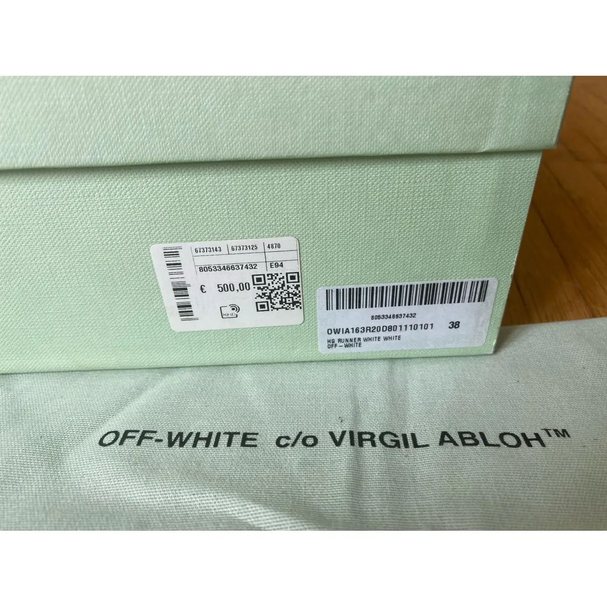 Runner cloth trainers Off-White