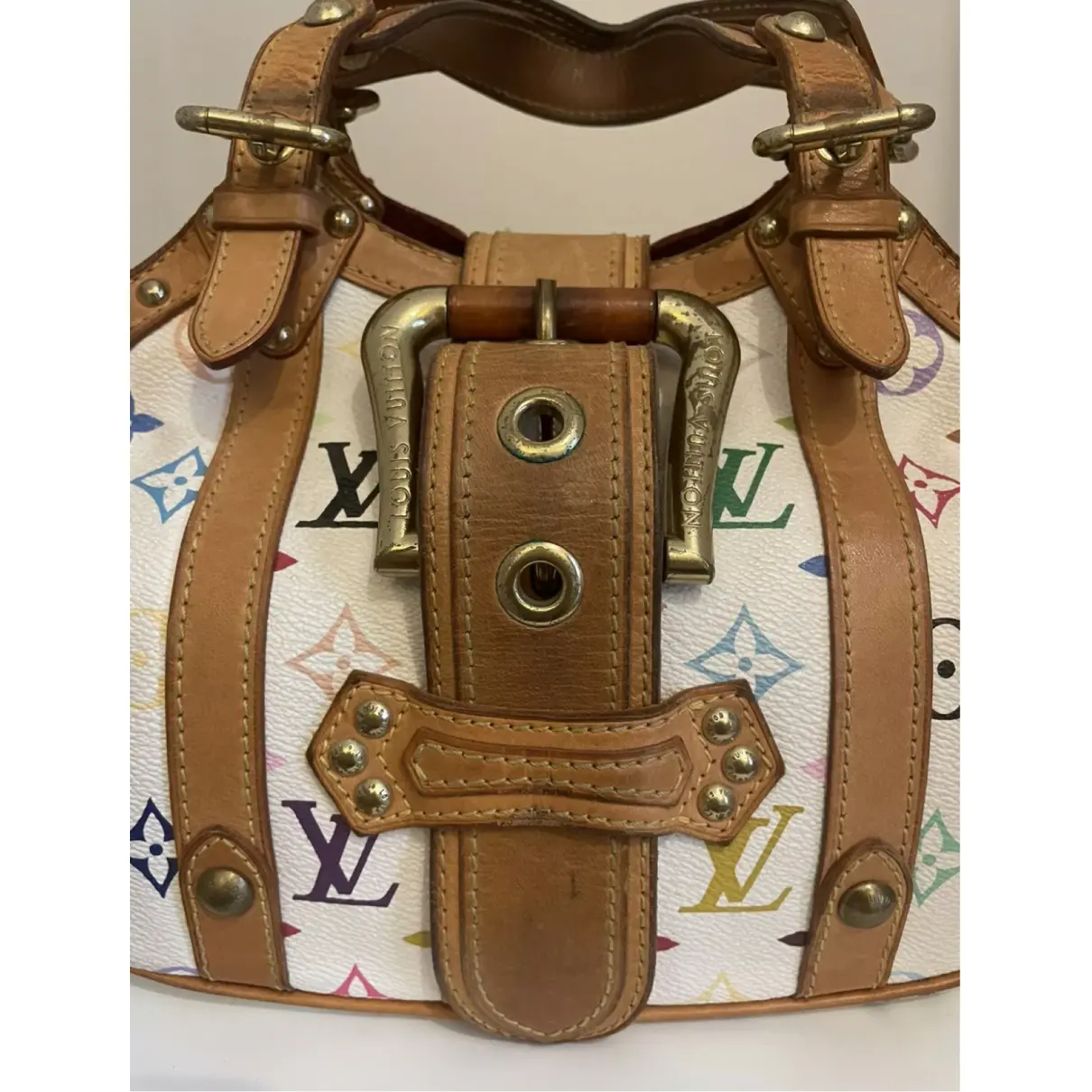 Theda cloth handbag Louis Vuitton