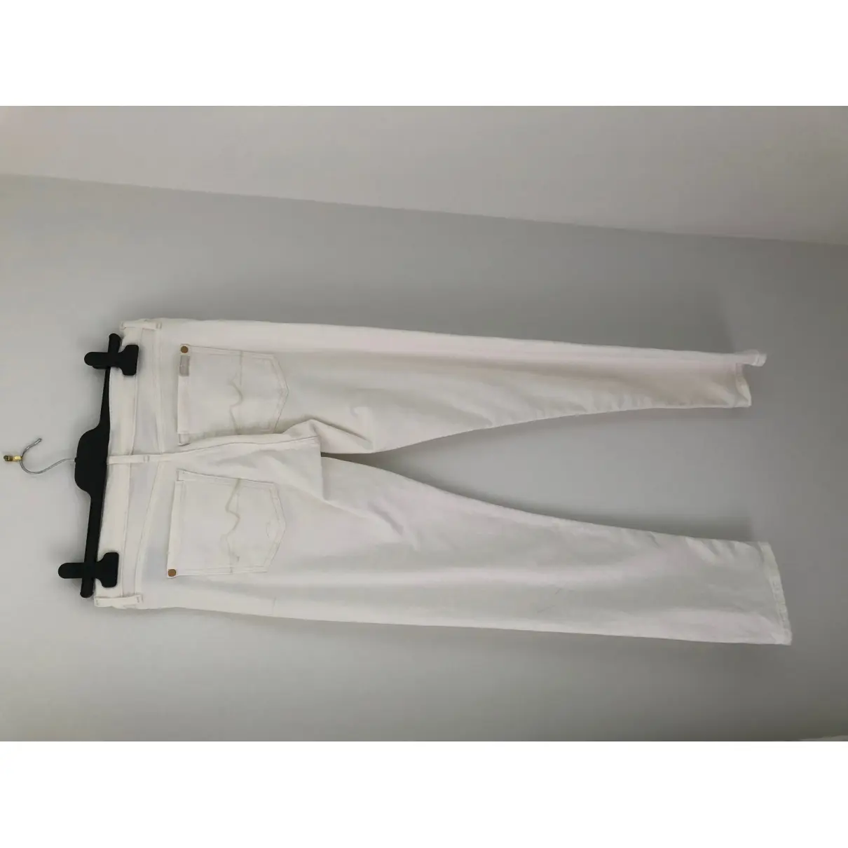Buy 7 For All Mankind White Cotton Jeans online