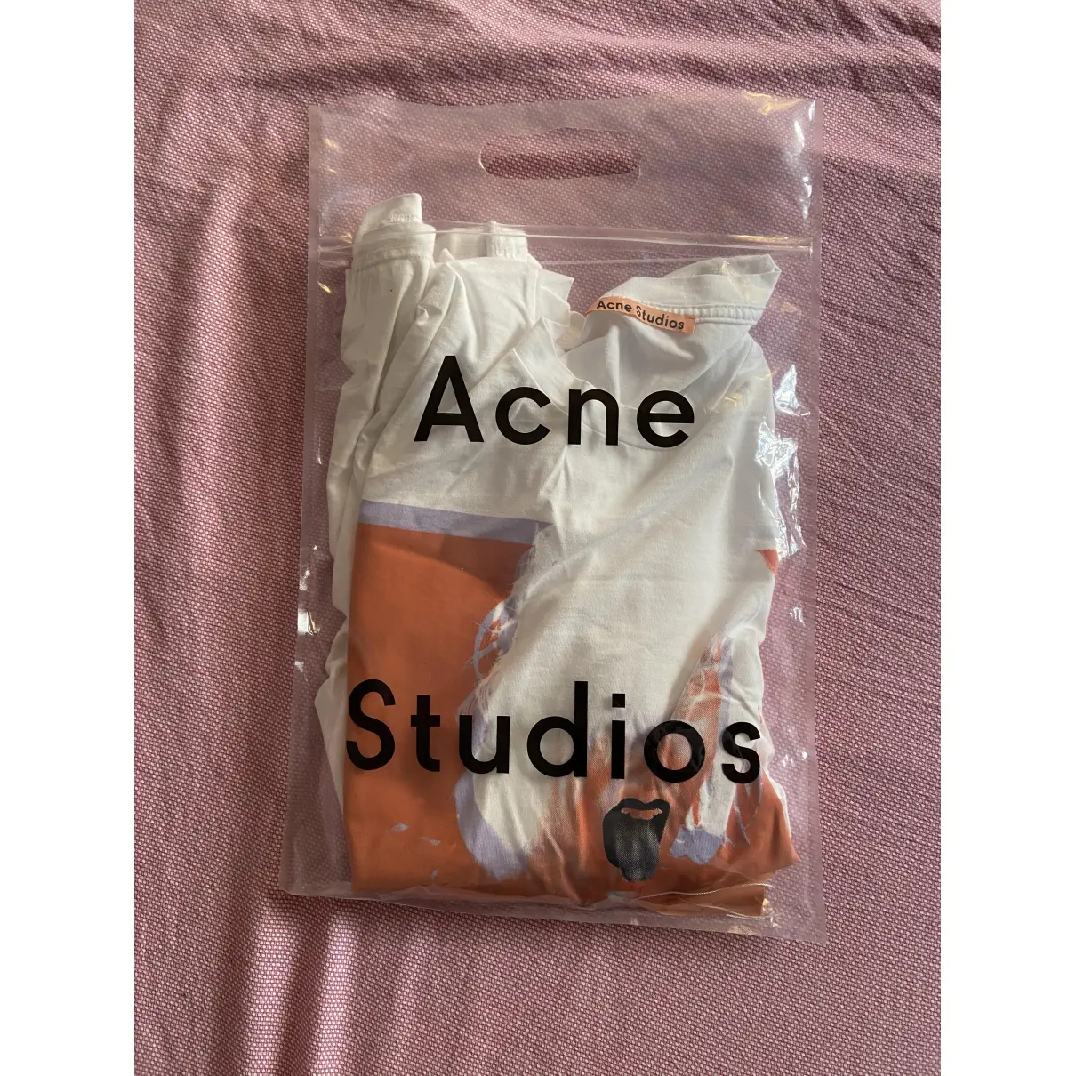 White Cotton T-shirt Acne Studios