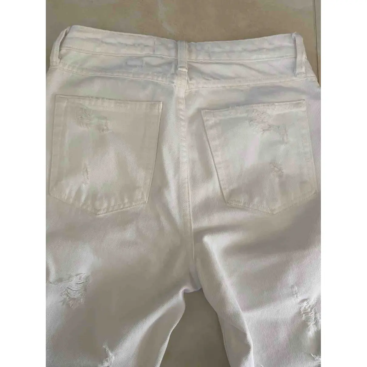 White Cotton Jeans Alexander Wang