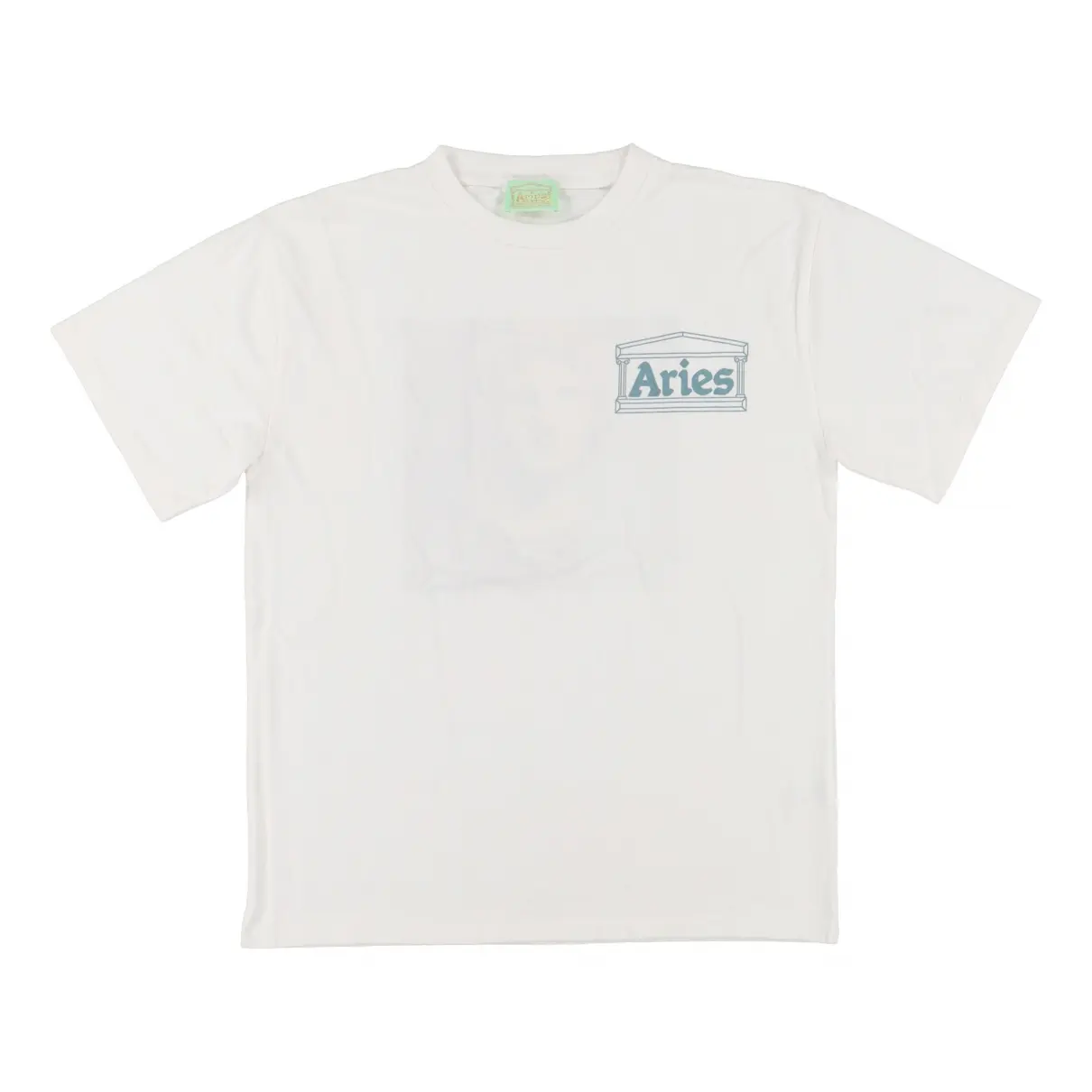 White Cotton T-shirt Aries