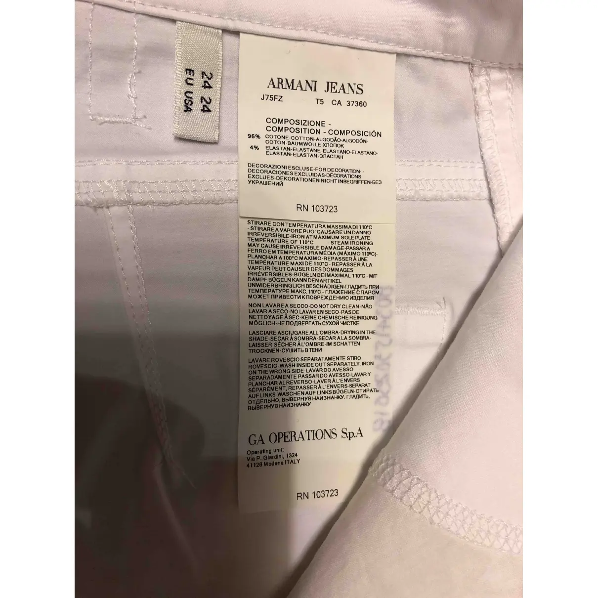 Buy Armani Jeans Trousers online