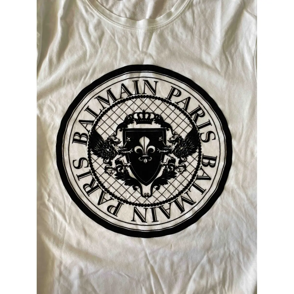 White Cotton T-shirt Balmain