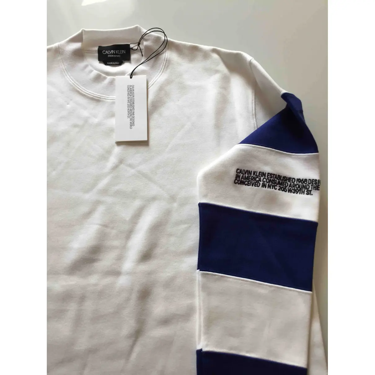 Buy Calvin Klein 205W39NYC White Cotton Knitwear & Sweatshirt online