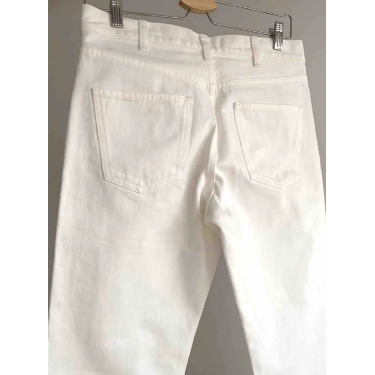 White Cotton Jeans Celine