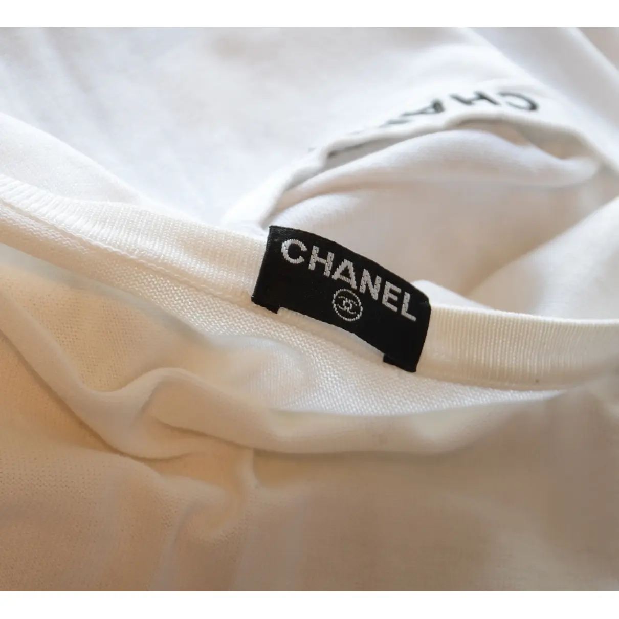 White Cotton Knitwear Chanel - Vintage