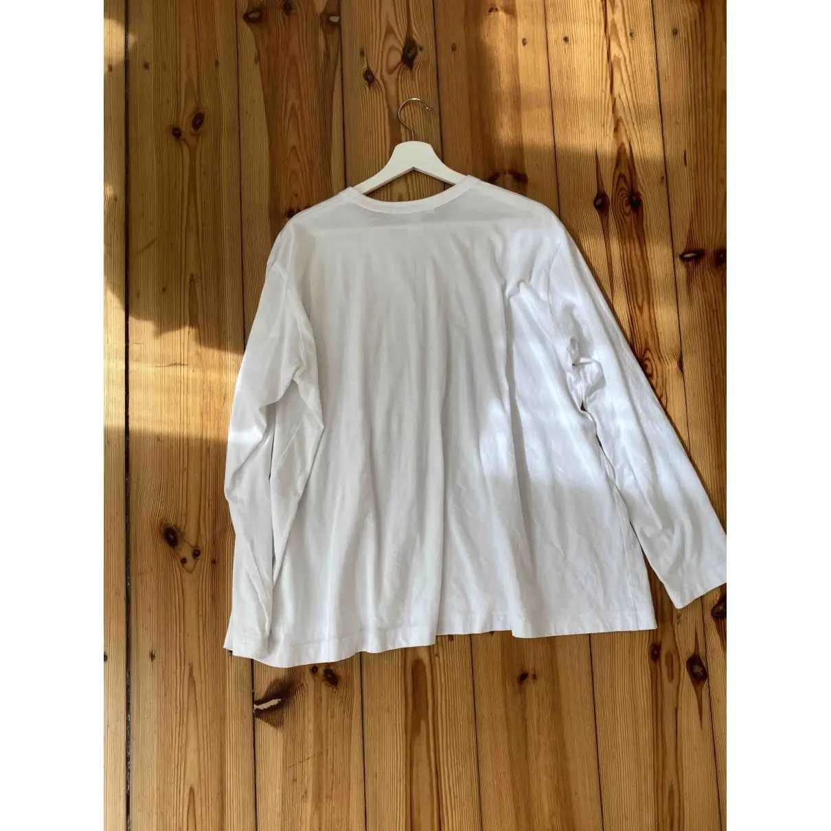 Comme Des Garcons White Cotton T-shirt for sale