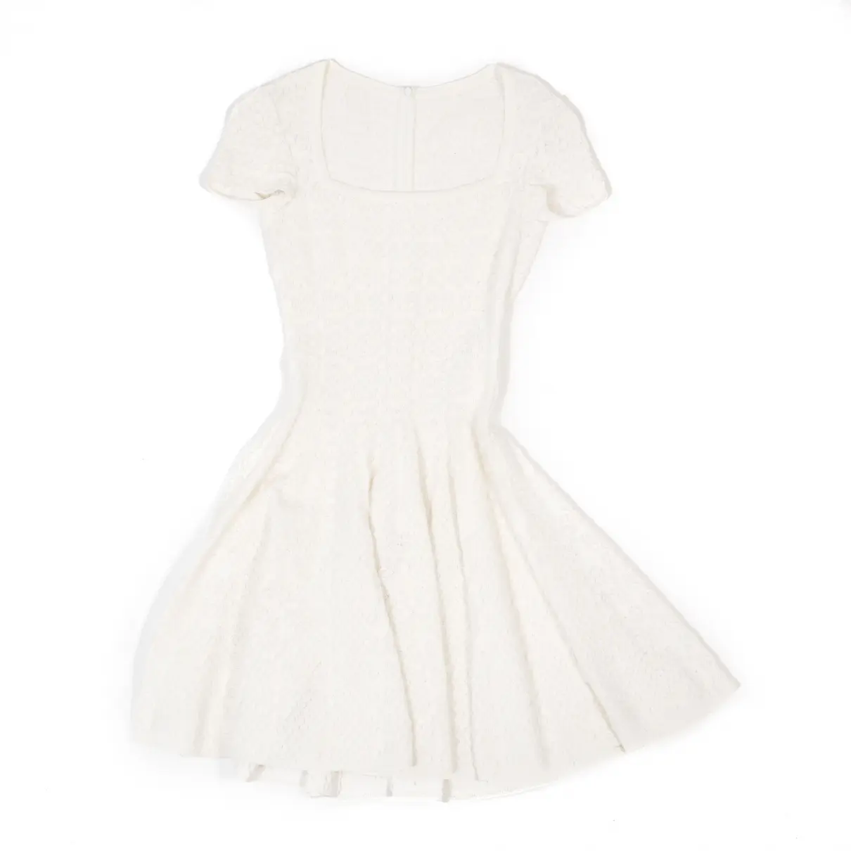 White Cotton Dress Alaïa