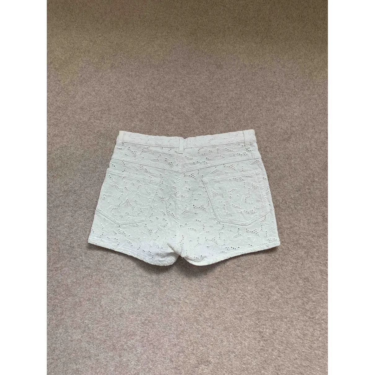 Isabel Marant Etoile White Cotton - elasthane Shorts for sale
