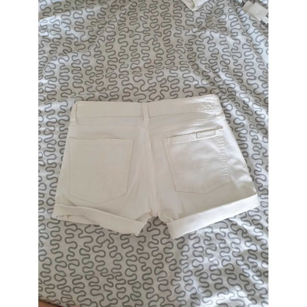Buy Paul & Joe White Cotton - elasthane Shorts online
