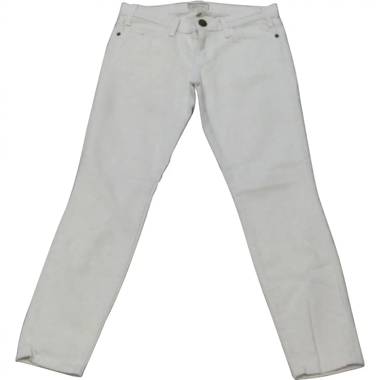 White Cotton - elasthane Jeans Current Elliott