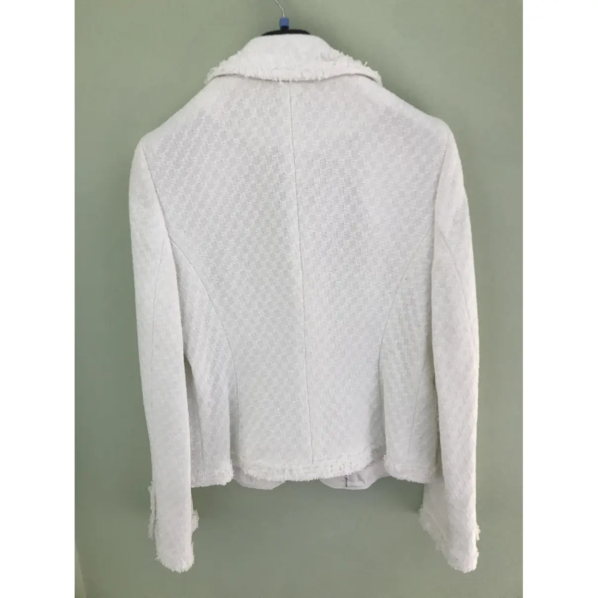 Buy ESPRIT White Cotton Jacket online