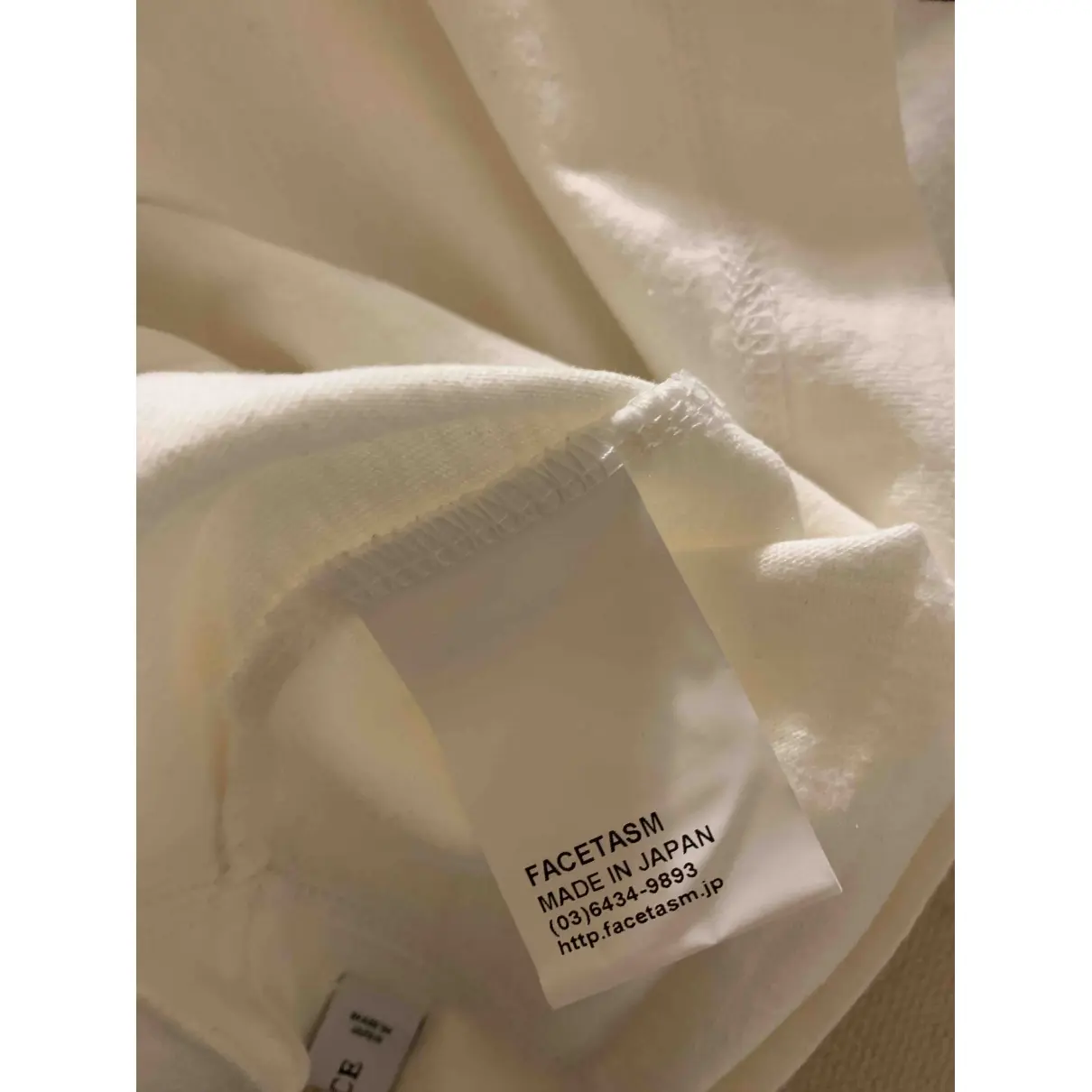 Buy Facetasm White Cotton T-shirt online