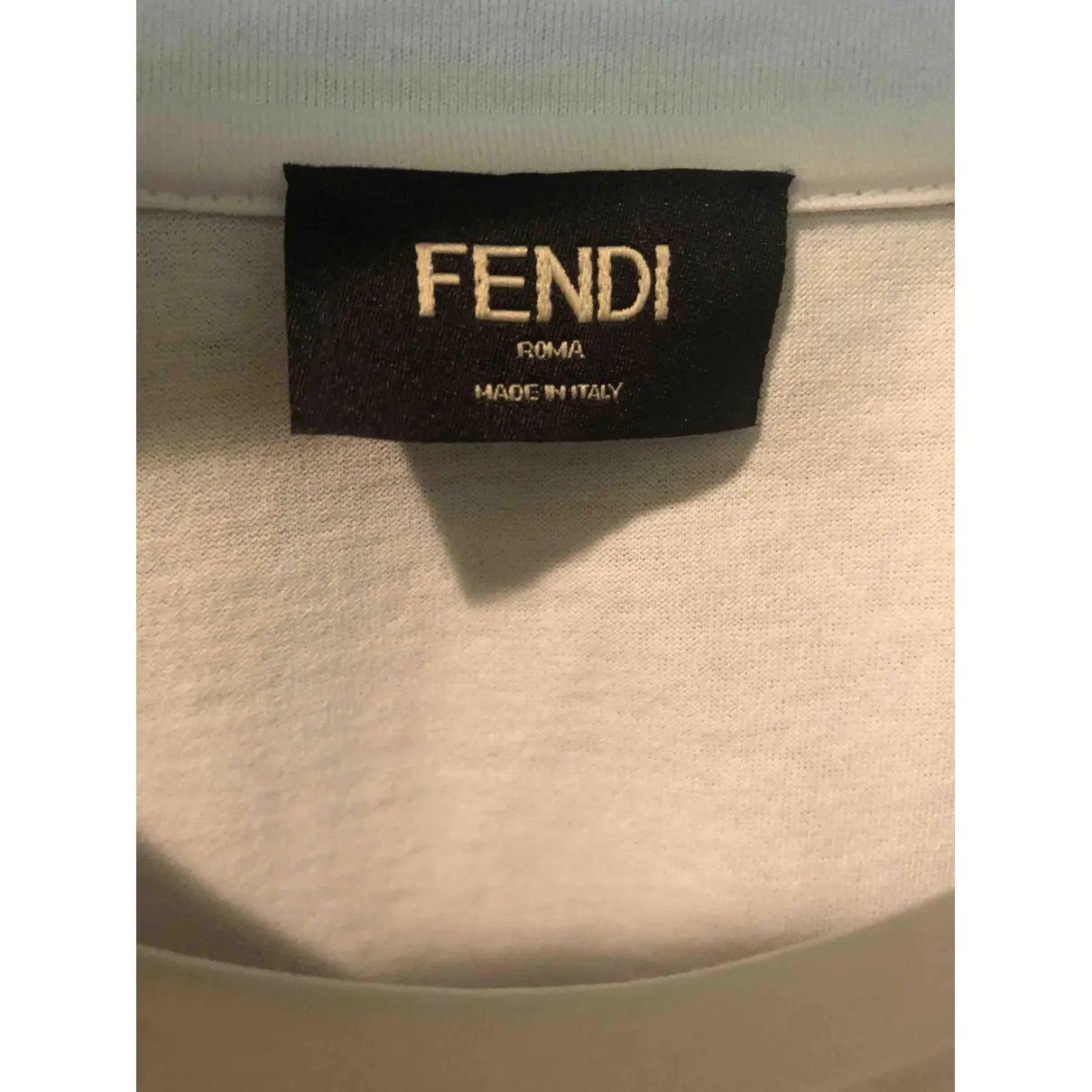 Buy Fendi White Cotton T-shirt online