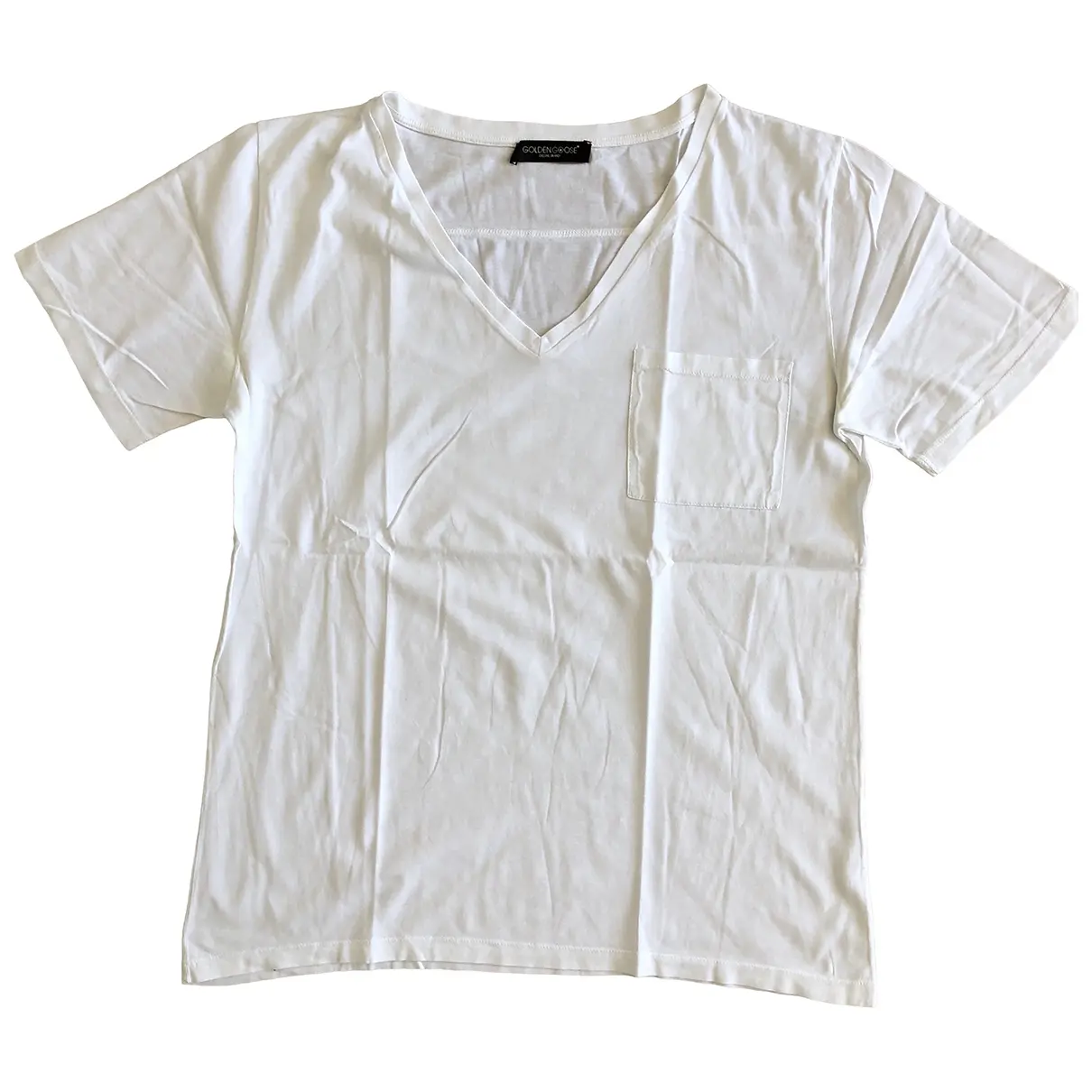 White Cotton T-shirt Golden Goose