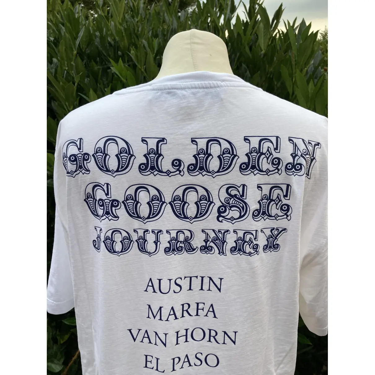 White Cotton Top Golden Goose