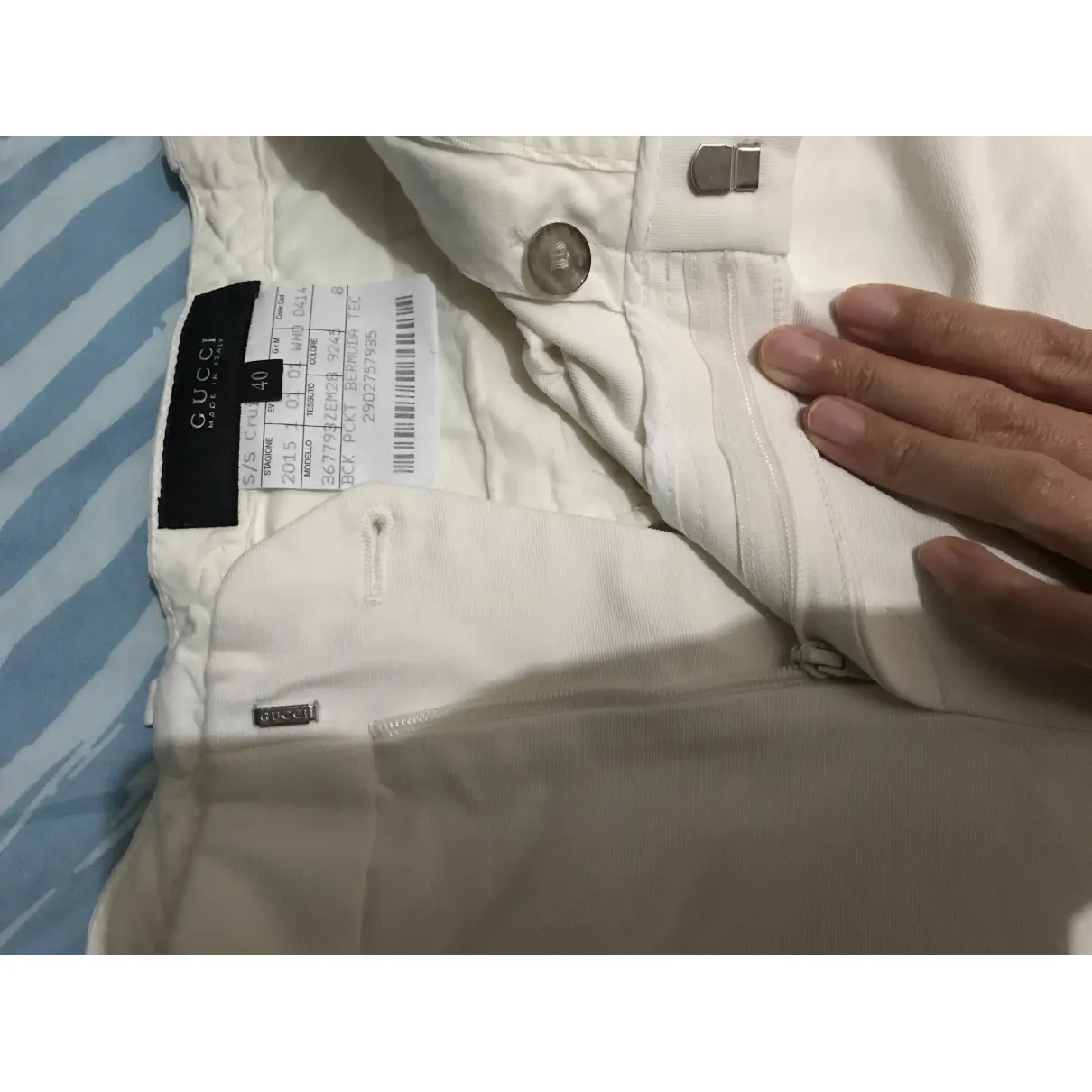 Buy Gucci White Cotton Shorts online